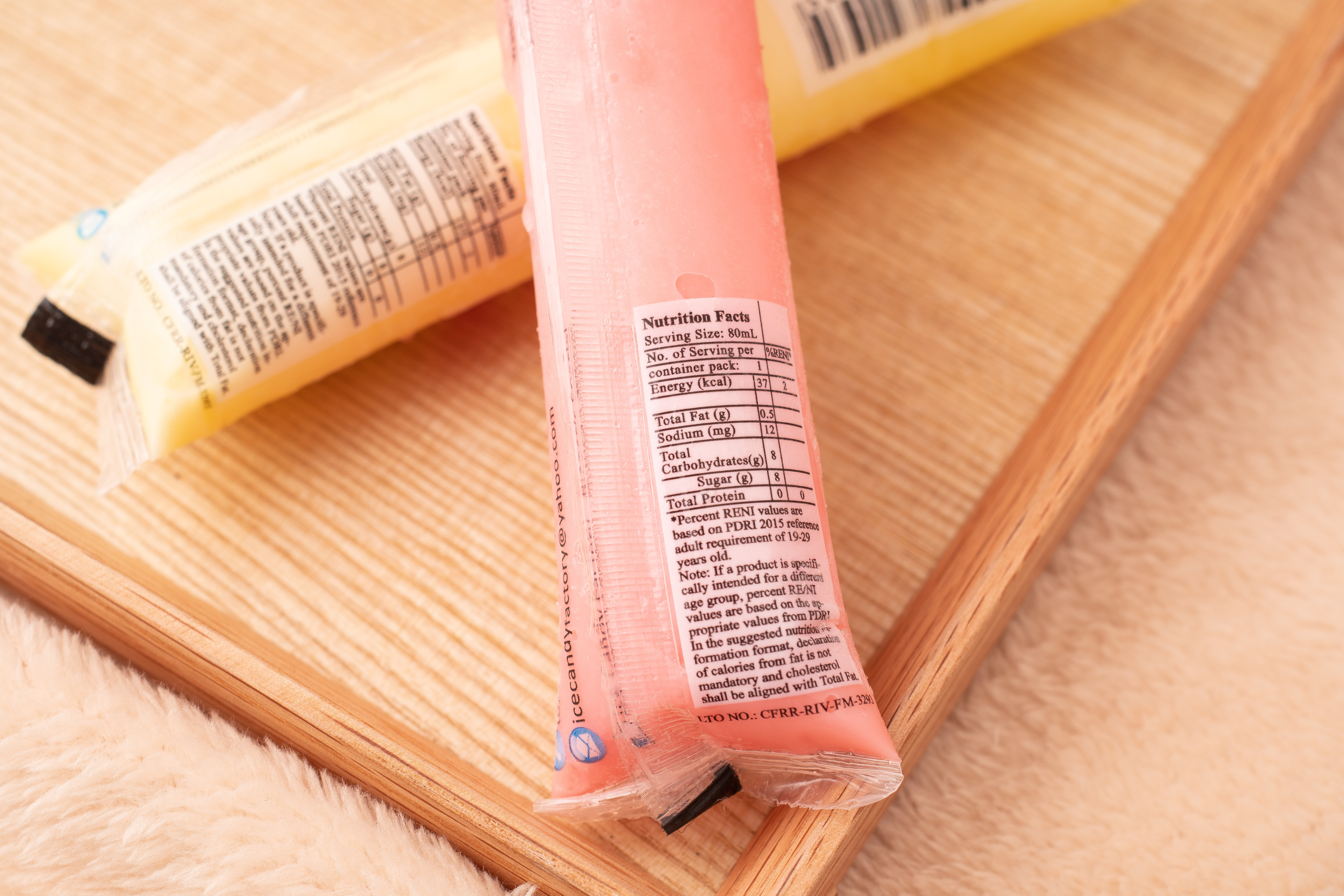 Bianca's Ice Candy Nutrition Facts
